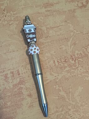 NWOT Handmade “Coffee” Bean Pen